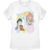 A Goofy Movie Max And Roxanne Eye To Eye Forever  Graphic T-shirt In White