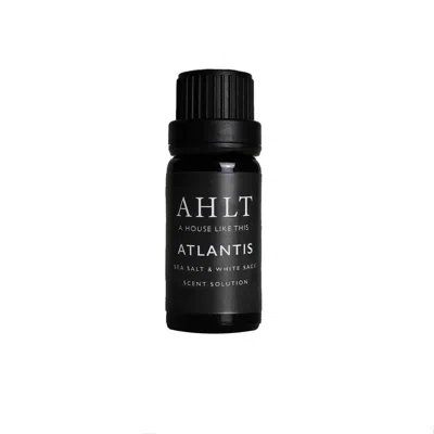 A House Like This Black Atlantis - Sea Salt & White Sage - Small Fragrance Oil In Blue