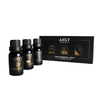 A House Like This Black / Gold The Mindful Edit - Essential Oil Blend Collection In Black/gold