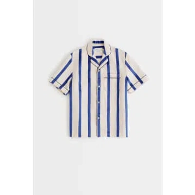 A Kind Of Guise Cesare Shirt Bold Laguna Stripe In Neutrals