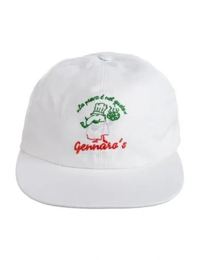 Pre-owned A Kind Of Guise Cotton Embroidered Baseball Cap W/tags In White