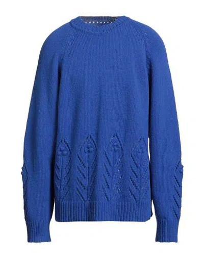A Kind Of Guise Man Sweater Blue Size Xl Merino Wool