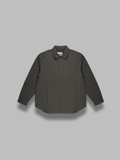 A Kind Of Guise Olkay Quilted Overshirt In Gray