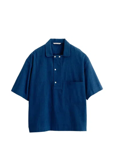 A Kind Of Guise Taita Short-sleeve Shirt In Blue