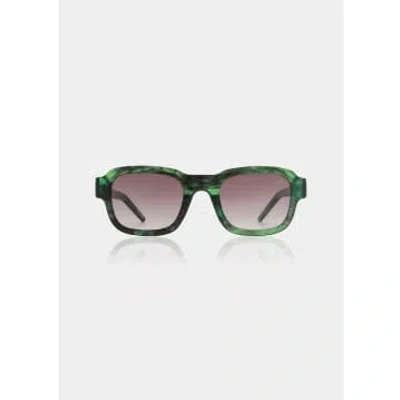 A. Kjærbede Halo Sunglasses In Green