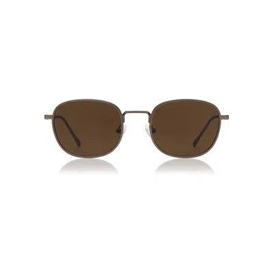 A. Kjærbede Men's Hello Sunglasses Matte Brown