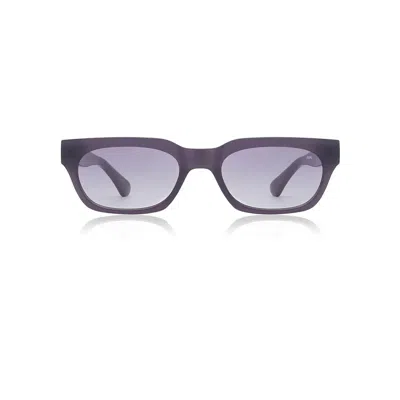 A. Kjærbede Men's Purple Bror Sunglasses Shadow In Pattern