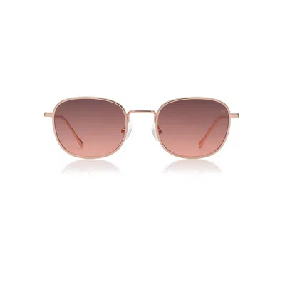 A. Kjærbede Men's Rose Gold Hello Sunglasses Rosegold