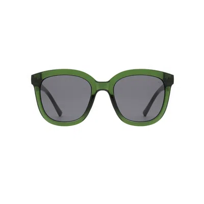 A. Kjærbede Women's Billy - Dark Green Transparent