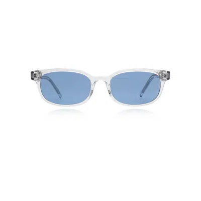 A. Kjærbede Women's Blue / White Charlie Sunglasses Crystal