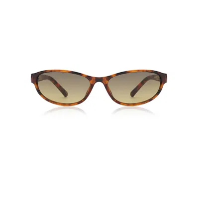 A. Kjærbede Women's Brown Alexa Sunglasses Havana