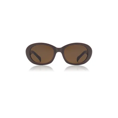 A. Kjærbede Women's Brown Anma Sunglasses Chocolate