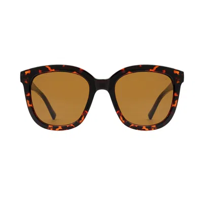 A. Kjærbede Women's Brown Billy Demi Tortoise
