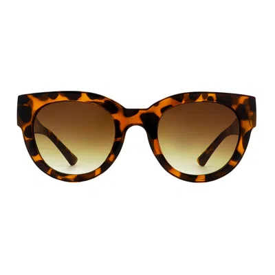 A. Kjærbede Women's Brown Lilly Havana In Animal Print