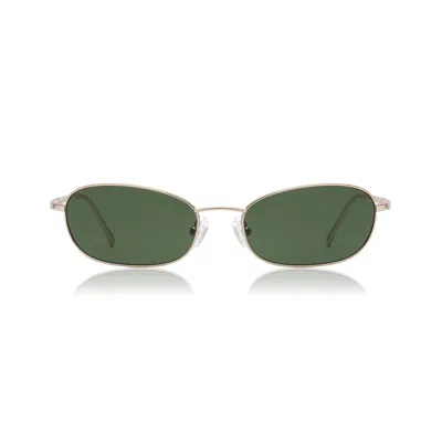 A. Kjærbede Women's Jack Sunglasses Gold In Metallic