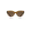 A. Kjærbede Women's Neutrals / Brown Lilly Sunglasses Smoke Champagne