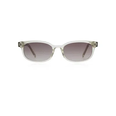 A. Kjærbede Women's Neutrals Charlie Sunglasses Ecru Transparent In Brown