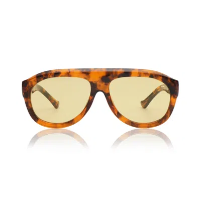 A. Kjærbede Women's Neutrals Rio Sunglasses Havana In Brown