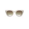 A. Kjærbede Women's White Lilly Cream Bone In Gray