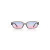 A. Kjærbede Women's Will Sunglasses Grey Transparent In Purple