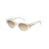 A. Kjærbede Women's Yellow / Orange / White Winnie Sunglasses Ecru Transparent