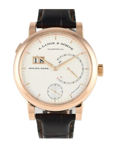 A. Lange & Sohne Men's Lange Watch (authentic ) In Gold