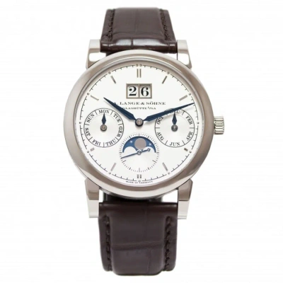 A. Lange & Sohne A. Lange And Sohne Saxonia Annual Calendar 18k White Gold Automatic Men's Watch 330.026 In Multi