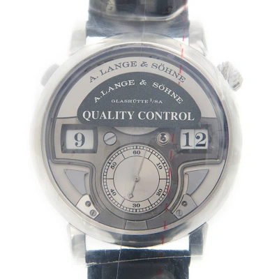 A. Lange & Sohne A. Lange And Sohne Zeitwerk Minute Repeater Platinum Men's Watch 147.025 In Metallic