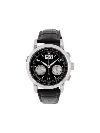 Pre-owned A. Lange & Sohne Datograph Flyback 39mm In Black