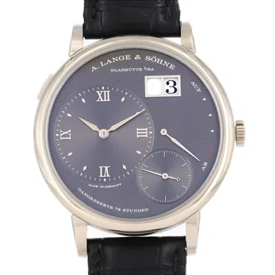 Pre-owned A. Lange & Sohne Gold Wristwatch () In Black