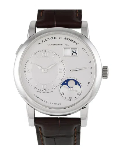 A. Lange & Sohne Men's Lange 1 Watch (authentic ) In Black