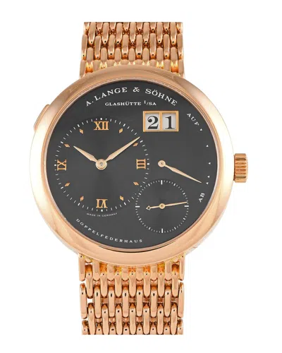 A. Lange & Sohne Men's Lange 1 Watch, Circa 2002 (authentic ) In Gold