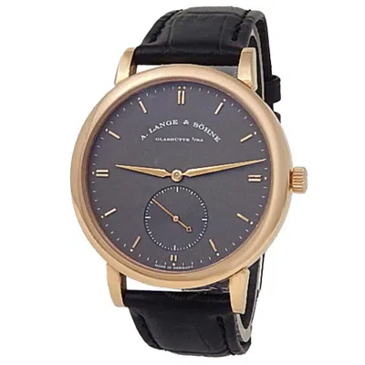 A. Lange & Sohne Saxonia Automatic Grey Dial Men's Watch 307.033 In Black / Gold / Gold Tone / Grey / Rose / Rose Gold / Rose Gold Tone