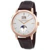A. LANGE & SOHNE A LANGE & SOHNE SAXONIA 18KT ROSE GOLD MOON PHASE AUTOMATIC SILVER DIAL MEN'S WATCH 384.032