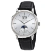 A. LANGE & SOHNE A LANGE & SOHNE SAXONIA 18KT WHITE GOLD MOON PHASE AUTOMATIC MEN'S WATCH 384.026