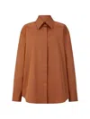 A Line Noa Oversized Shirt In Brown