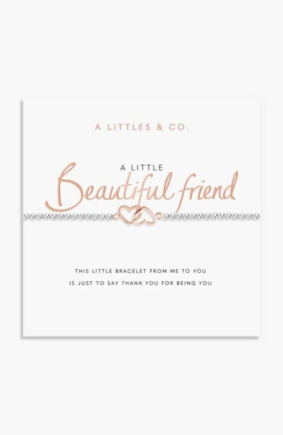A Littles & Co. A Littles & Co A Little 'beautiful Friend' Bracelet In Silver