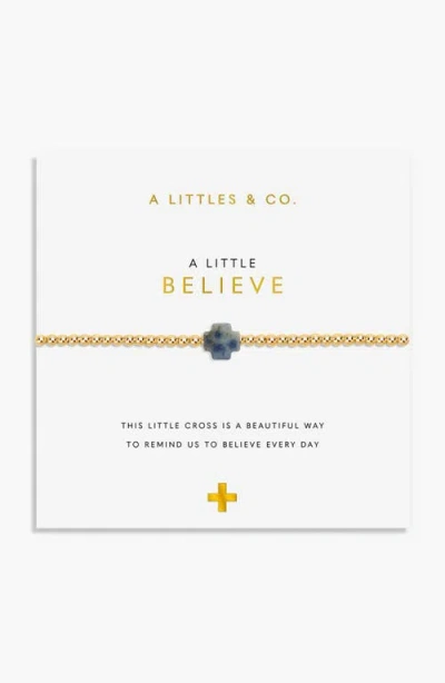 A Littles & Co. A Little 'believe' Bracelet In Multi