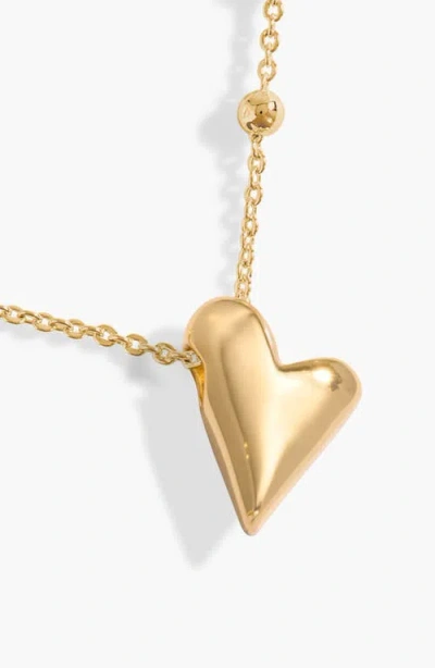 A Littles & Co. A Littles & Co A Little 'best Friend' Necklace In Gold-tone Plating