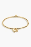 A Littles & Co. A Littles & Co A Little 'blessed To Have A Mom Like You' Bracelet In Gold-tone Plating
