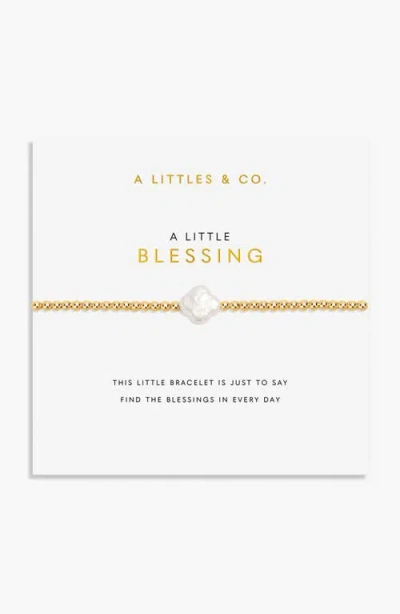 A Littles & Co. A Little 'blessing' Bracelet In Multi