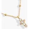 A Littles & Co. A Littles & Co A Little 'blessing' Necklace In Gold-tone Plating In Gold