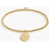 A Littles & Co. A Littles & Co A Little 'faith Over Fear' Bracelet In Gold