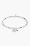 A Littles & Co. A Littles & Co A Little 'family Is A Gift That Lasts Forever' Bracelet In Silver Plating In Metallic
