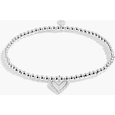 A Littles & Co. A Littles & Co A Little 'here's To Your Next Chapter' Bracelet In Silver Plating