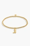 A Littles & Co. A Littles & Co A Little 'howdy Cowgirl' Bracelet In Gold-tone Plating
