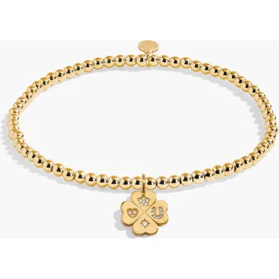 A Littles & Co. A Littles & Co A Little 'lucky Charm' Bracelet In Gold-tone Plating