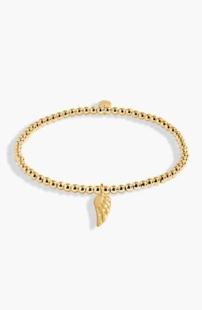 A Littles & Co. A Littles & Co A Little 'prayer' Bracelet In Gold