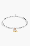 A Littles & Co. A Littles & Co A Little 'three Generations' Bracelet In Silver, Gold-tone, And Rose Gold-tone Platin In Silver