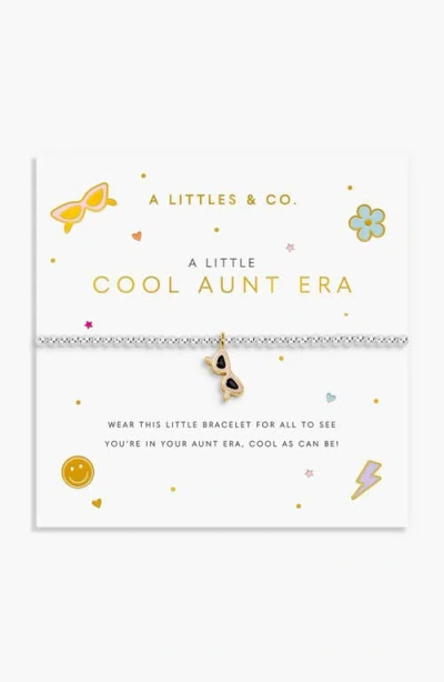 A Littles & Co. A Littles & Co A Little Vibes 'cool Aunt Era' Bracelet In Metallic